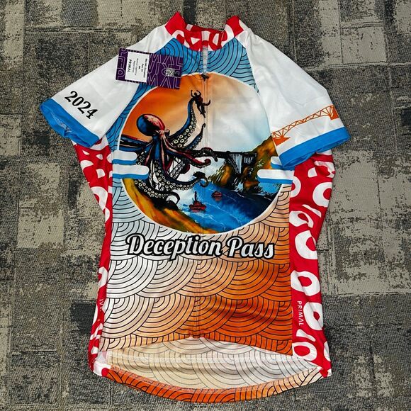 Primal Women’s Cycling Jersey S Deception Pass 2024 Sport Cut Bike NWT - Picture 2 of 9